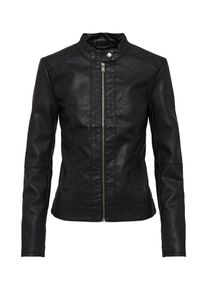 Jacqueline de Yong, Damen DALLAS Lederjacke, Schwarz