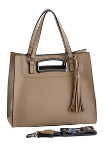 Laura Scott, Damen Henkeltasche, Taupe