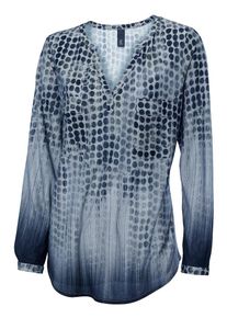 Heine, Damen Shirtbluse, Taubenblau