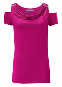 Heine, Damen Wasserfallshirt, Pink