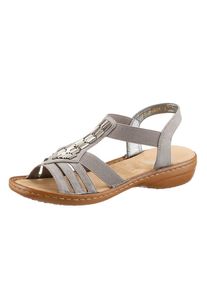 Rieker, Damen Sandale, Taupe