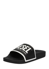 Diesel, Damen Sandale, Schwarz / Weiß