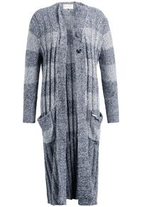 Khujo, Damen Strickjacke 'JAMKA', Blaumeliert / Graumeliert
