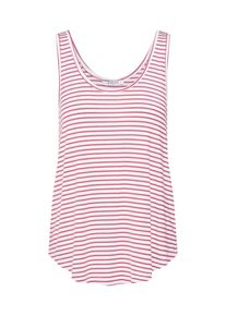 Pieces, Damen Shirt, Weinrot / Weiß