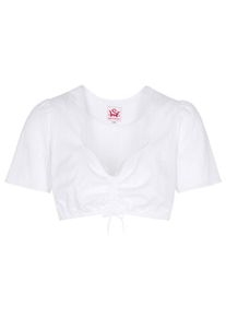 Spieth & Wensky SPIETH & WENSKY, Damen Dirndlbluse "Heida", Wei&szlig;