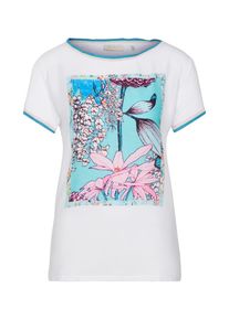 Rich & Royal Rich & Royal, Damen T-Shirt, Blau / T&uuml;rkis / Rosa / Wei&szlig;