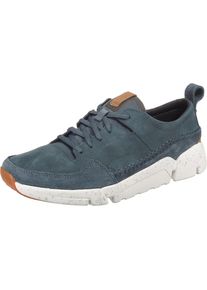 Clarks, Damen Sneakers Low 'Tri Active Run', Blau / Braun