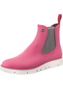 GOSCH SYLT, Damen Chelsea Boots, Dunkelgrau / Pink / Wei&szlig;