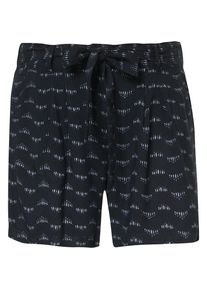 Fransa, Damen Shorts, Schwarz / Weiß