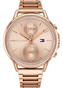 Tommy Hilfiger, Damen Multifunktionsuhr 'DRESSED UP', Rosegold