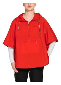 Jack Wolfskin, Damen Poncho 'ATACAMA PONCHO WOMEN', Rot