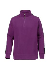 Napapijri, Herren Sweatshirt, Dunkellila / Schwarz / Wei&szlig;