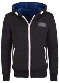 Dry Laundry Japan Dry Laundry, Herren Blouson, Blau / Schwarz