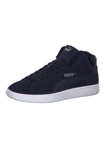 Puma, Herren Sneaker 'Smash v2 Mid Winterized Suede', Navy