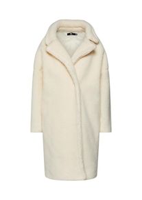 Missguided, Damen Mantel 'LONGLINE BORG', Creme