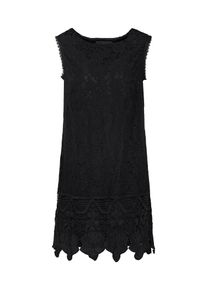 Mela London, Damen Kleid 'SLEEVELESS LACE BORDER DRESS', Schwarz
