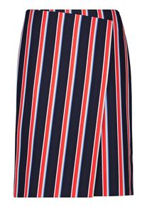 Gerry Weber, Damen Rock, Hellbeige / Navy / Hellblau / Orangerot / Weiß
