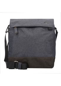 Camel Active, Herren Hong Kong Umhängetasche 26 cm, Dunkelblau / Dunkelbraun