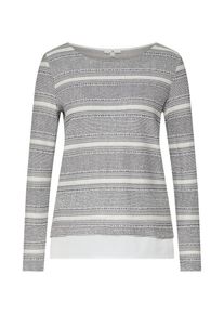 Tom Tailor, Damen Sweatshirt, Creme / Blau