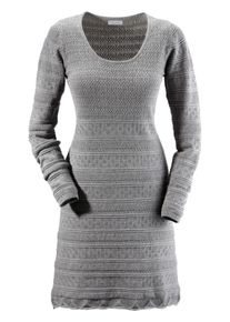 Aniston, Damen Strickkleid, Grau