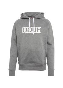 Hugo, Herren Sweatshirt 'D/unisex', Graumeliert / Wei&szlig;