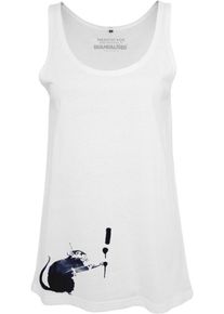Merchcode, Damen Tanktop, Dunkelblau / Wei&szlig;