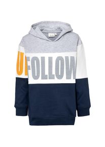 MyToys-COLLECTION, Kapuzenpullover, Nachtblau / Graumeliert / Orange / Weiß