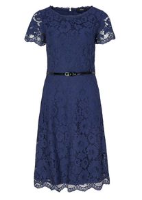 s.Oliver BLACK LABEL, Damen Kleid, Navy / Schwarz