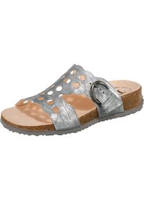 Think!, Damen Pantoletten 'Mizzi', Silbergrau