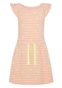 name it, Mädchen Kleid, Neongelb / Pfirsich / Rosa