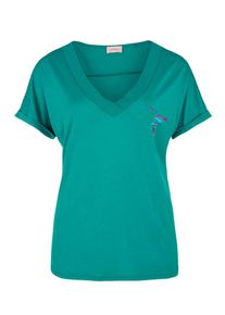 TRIANGLE, Damen V-Shirt, Jade