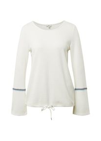 Tom Tailor, Damen Langarmshirt, Offwhite