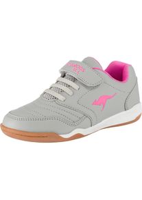 Kangaroos, M&auml;dchen Sportschuhe 'VANDER YARD', Grau / Pink / Wei&szlig;
