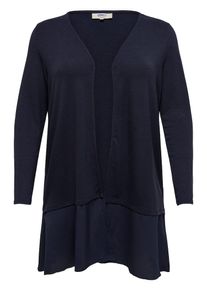 Only Carmakoma, Damen Strickjacke, Dunkelblau