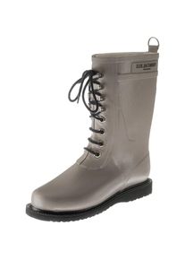 Ilse Jacobsen, Damen Gummistiefel, Rauchgrau / Schwarz