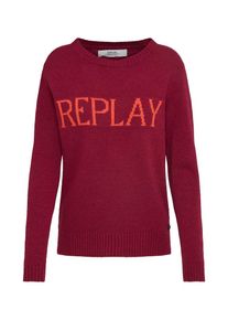 Replay, Damen Pullover 'Masche', Burgunder