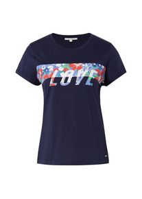 Tom Tailor Denim, Damen T-Shirt, Navy / Mischfarben