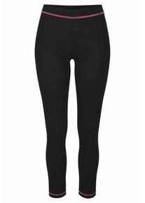 Vivance, Damen Leggings, Cyclam / Schwarz