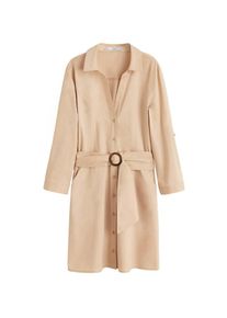 Mango, Damen Kleid 'Mexi4-N', Beige