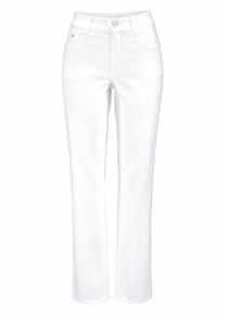 MAC, Damen Bequeme Jeans 'Stella', Weiß
