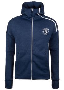 adidas Performance, Herren Kapuzenjacke 'Manchester United Z.N.E.', Dunkelblau