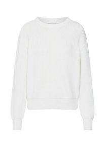 minimum, Damen Pullover 'Mikala', Creme / Wei&szlig;