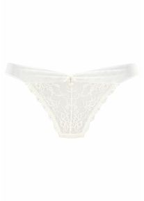 Lascana, Damen String-Tanga in raffinierter Schnittform, Beige