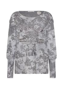 monari, Damen Pullover, Dunkelgrau