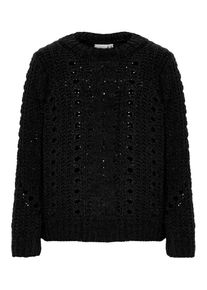name it, M&auml;dchen Pullover, Schwarz