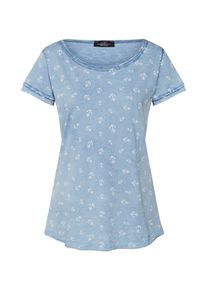 Zwillingsherz, Damen Shirt, Hellblau