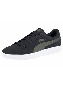 Puma, Herren Sneaker 'Smash v2 Buck', Khaki / Schwarz / Weiß