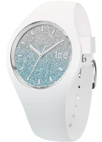 Ice Watch, Damen Quarzuhr 'ICE lo - White blue - Small - 3H, 013425', Silber / Weiß