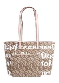 DKNY, Damen Tasche 'BRAYDEN', Beige / Rosa
