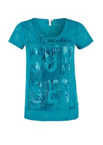 Q/S Designed By, Damen Shirt, Himmelblau